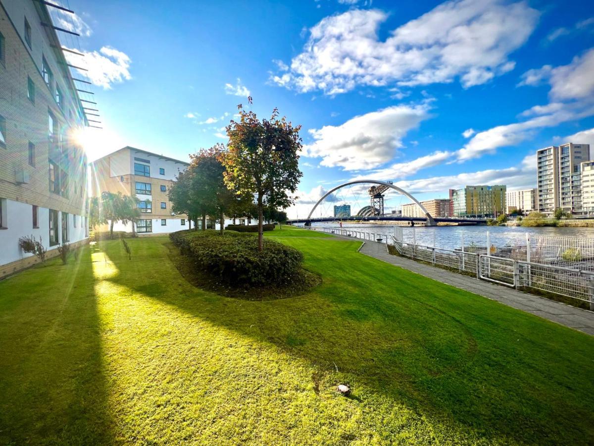 2 Bedroom - River Clyde Home - Parking Glasgow Bagian luar foto